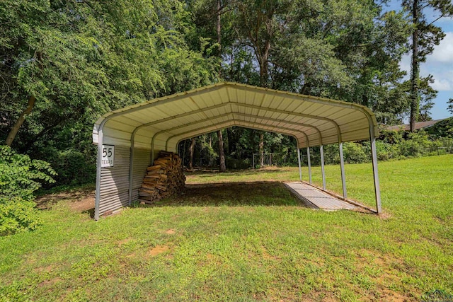 4525 Surratt Rd, Longview, TX 75604 - view of parking / parking lot featuring a detached carport