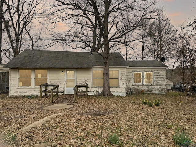 view of back of property