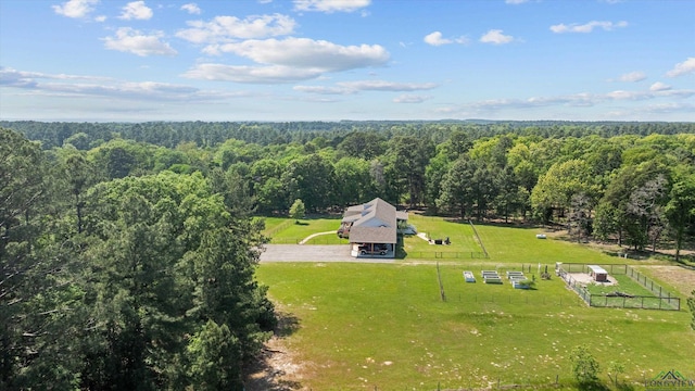 1767 County Road 3840, Hawkins, TX 75765 - aerial view of a heavily wooded area