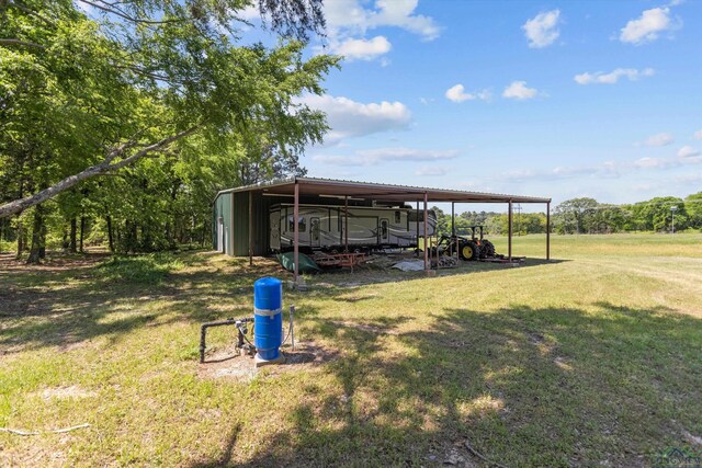 1767 County Road 3840, Hawkins, TX 75765 - view of pole building featuring a yard