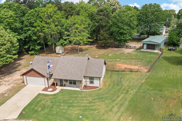 drone / aerial view