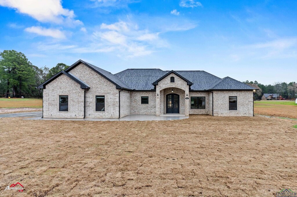 french country style house featuring french doors