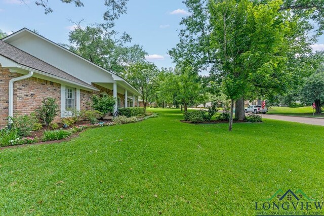 1805 Greenway St, Gilmer, TX 75644 - view of grassy yard