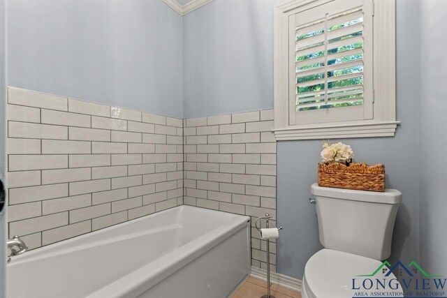 1805 Greenway St, Gilmer, TX 75644 - full bath with a garden tub and toilet