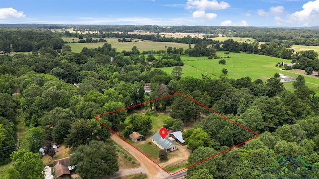 1150 Fm 139, Joaquin, TX 75954 - aerial view of property's location featuring property boundaries highlighted