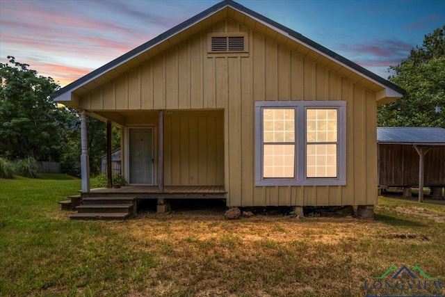 1150 Fm 139, Joaquin, TX 75954 - back of property with a yard and an outbuilding