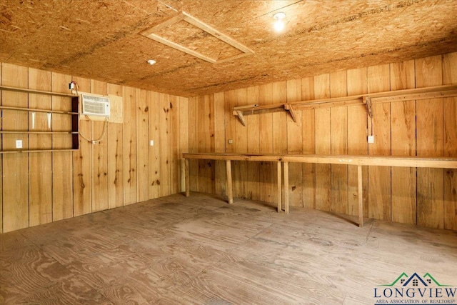 1150 Fm 139, Joaquin, TX 75954 - storage featuring attic access and an AC wall unit