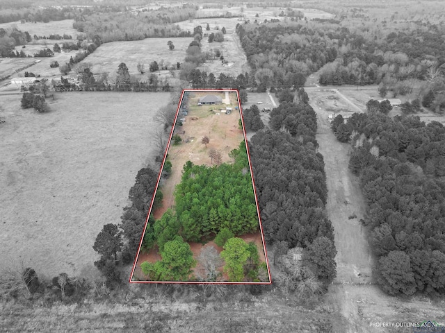 2888 Fm 593, Gilmer, TX 75644 - drone / aerial view with a rural view