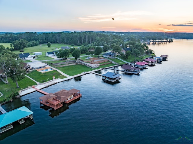 22551 Pine St, Frankston, TX 75763 - bird's eye view of a nearby body of water