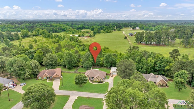 220 Cedar Rdg, Longview, TX 75602 - drone / aerial view featuring a view of trees