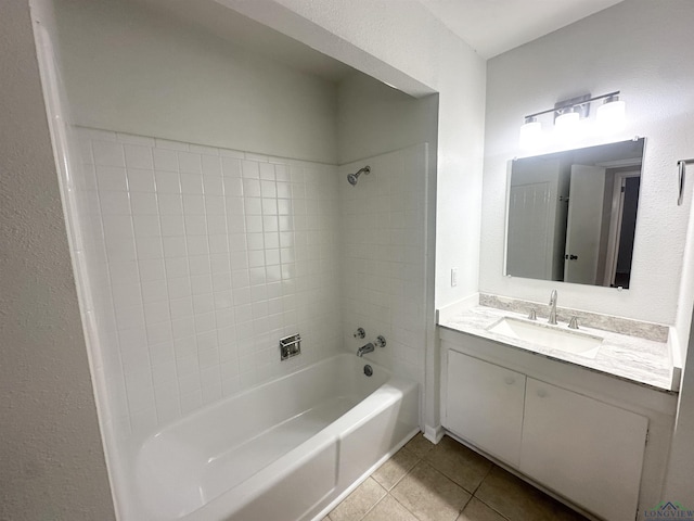 3401 Cooper Ln, Texarkana, TX 75503 - full bathroom featuring tile patterned floors, tub / shower combination, and vanity