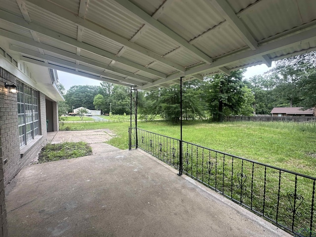 3401 Cooper Ln, Texarkana, TX 75503 - view of patio featuring view of scattered trees