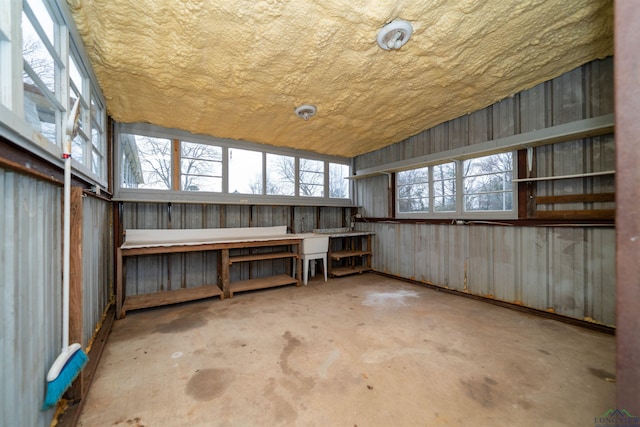 interior space featuring plenty of natural light