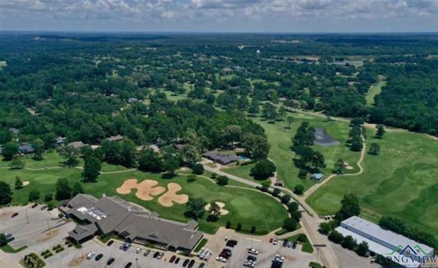 519 Hideaway Ln E, Hideaway, TX 75771 - aerial view featuring view of golf course