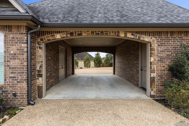 exterior space with driveway