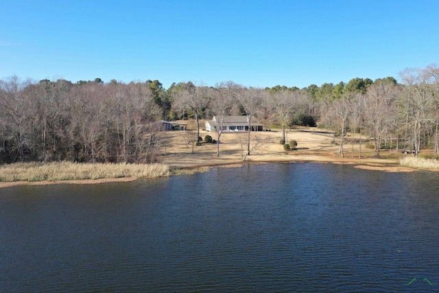 property view of water