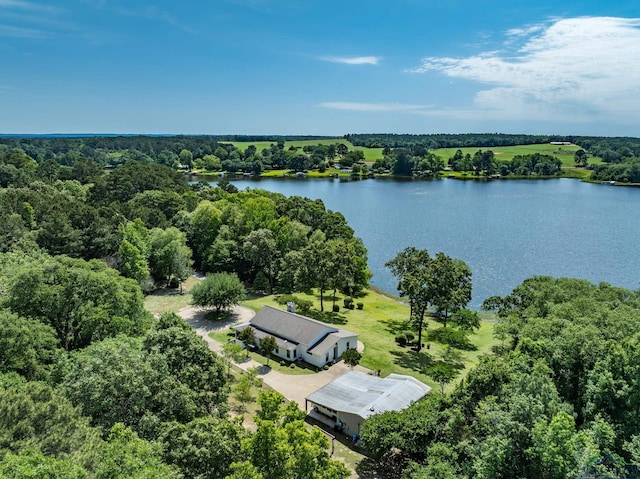 435 Acr 3763, Palestine, TX 75801 - aerial view of a nearby body of water and a forest