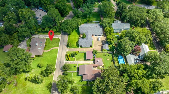 15 Covington Dr, Longview, TX 75602 - aerial view of residential area