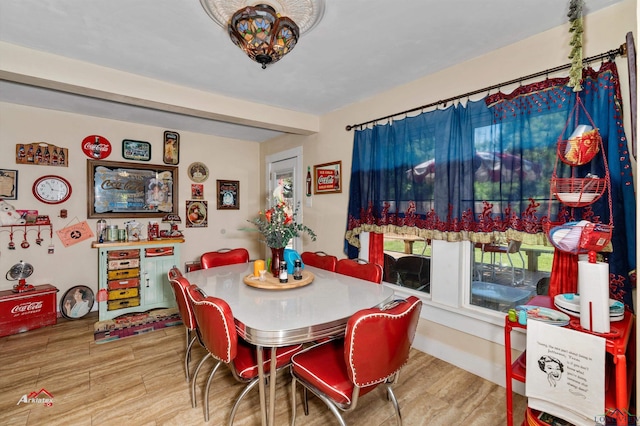 view of dining room