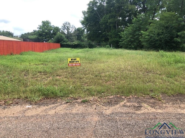 1505 Jordan St, Longview TX, 75602 land for sale