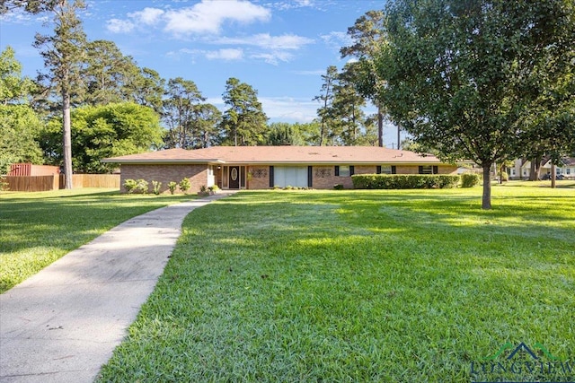 view of ranch-style home