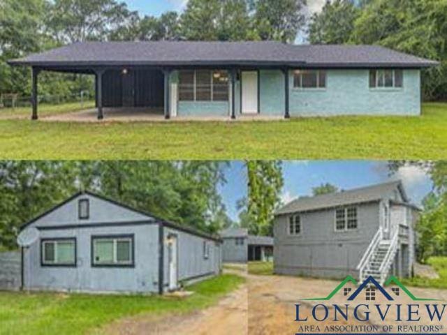 2820 W Upshur Ave, Gladewater, TX 75647 - rear view of property featuring a lawn