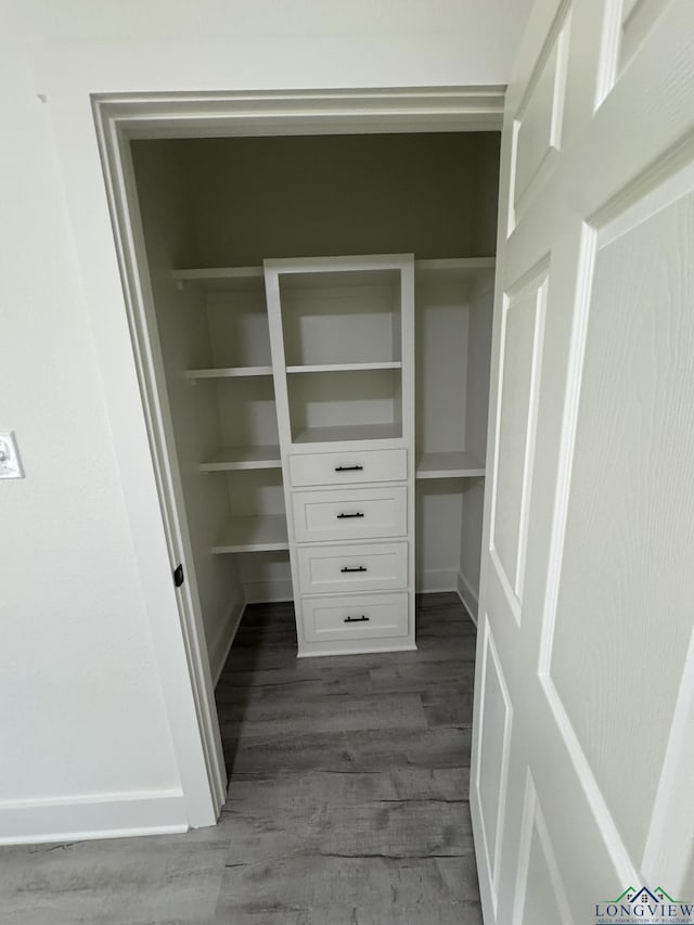 view of closet