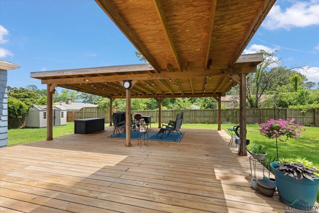 204 Delwood Dr, Longview, TX 75605 - view of wooden deck