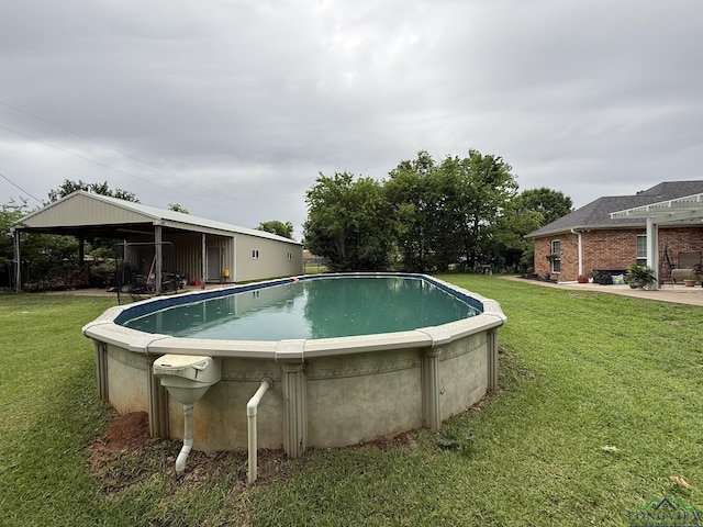 302 Meadowbrook Ln, Ore City, TX 75683 - swimming pool featuring a yard