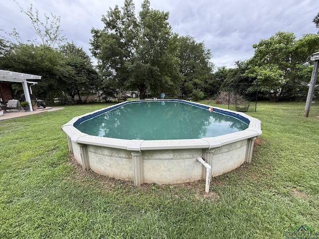 302 Meadowbrook Ln, Ore City, TX 75683 - view of pool featuring a lawn