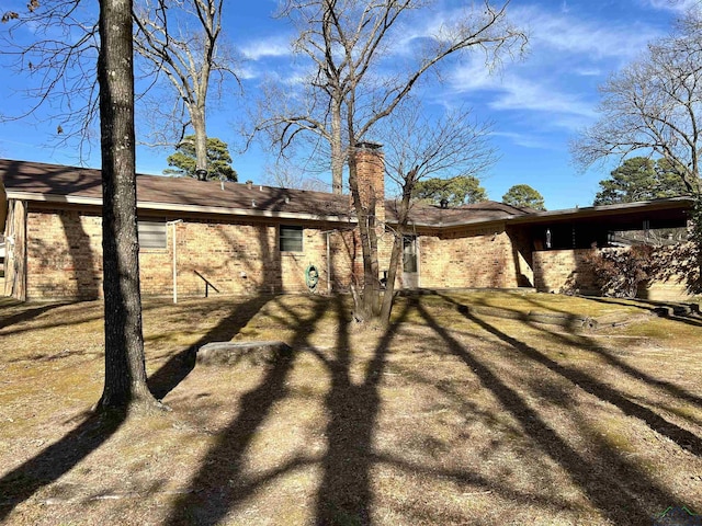 view of back of property