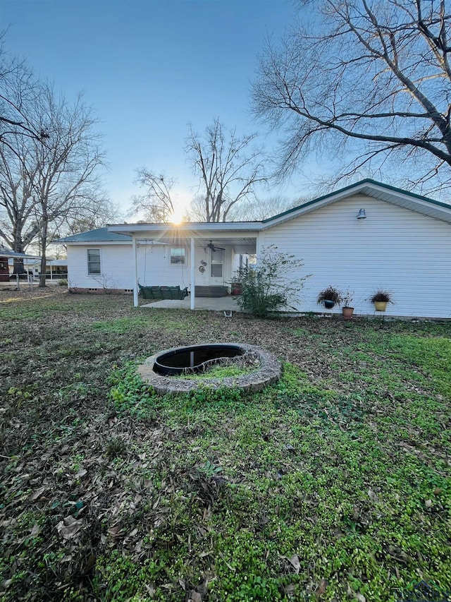 view of rear view of house