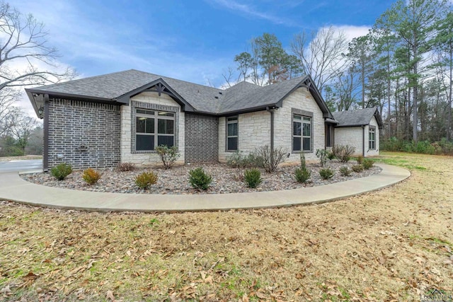 view of home's exterior featuring a yard