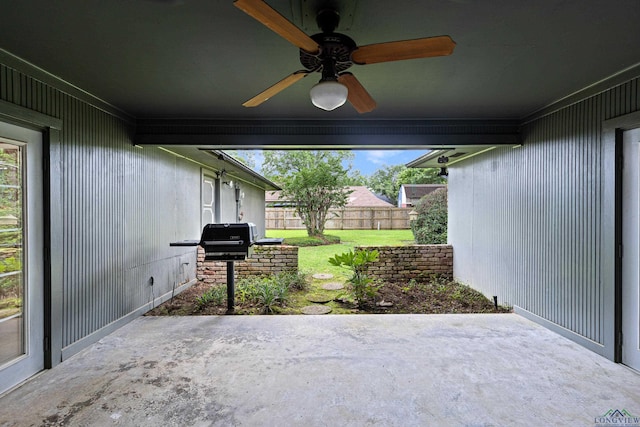 4 Briar Ln, Kilgore, TX 75662 - view of patio with ceiling fan