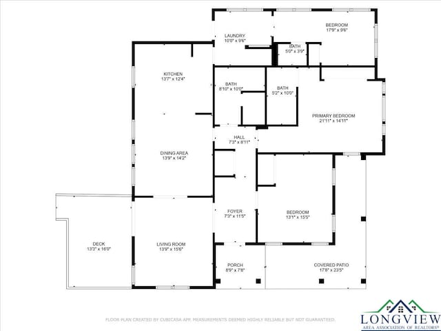 501 S Harrison St, Longview, TX 75601 - home floor plan