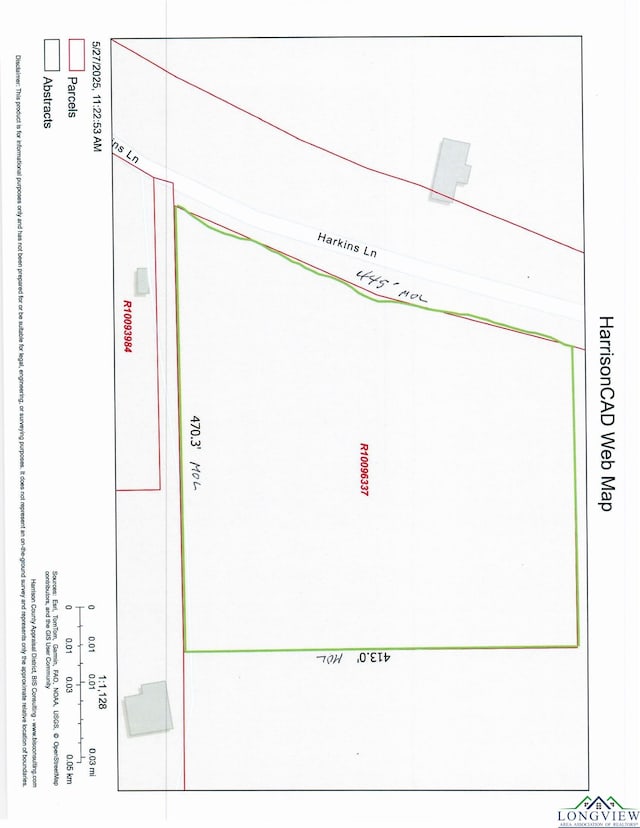 1164 Harkins Ln, Marshall, TX 75672