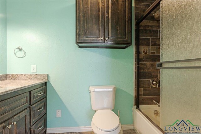 5796 Hwy 271 S, Pittsburg, TX 75686 - full bath featuring toilet, vanity, and tub / shower combination