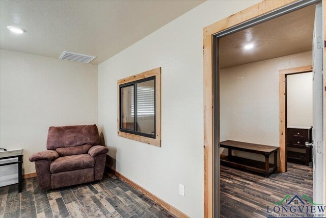 5796 Hwy 271 S, Pittsburg, TX 75686 - sitting room with dark wood-style floors, recessed lighting, and baseboards