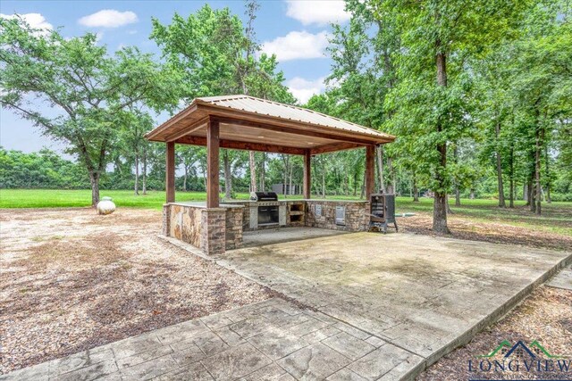 5796 Hwy 271 S, Pittsburg, TX 75686 - view of patio featuring a gazebo
