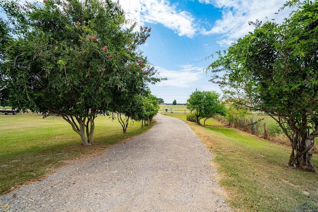 view of road