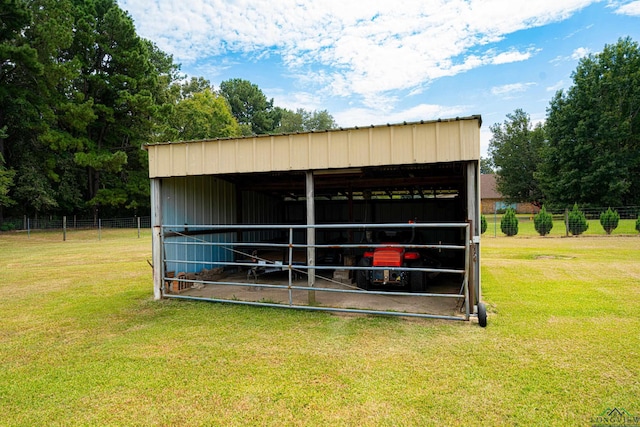 view of outdoor structure