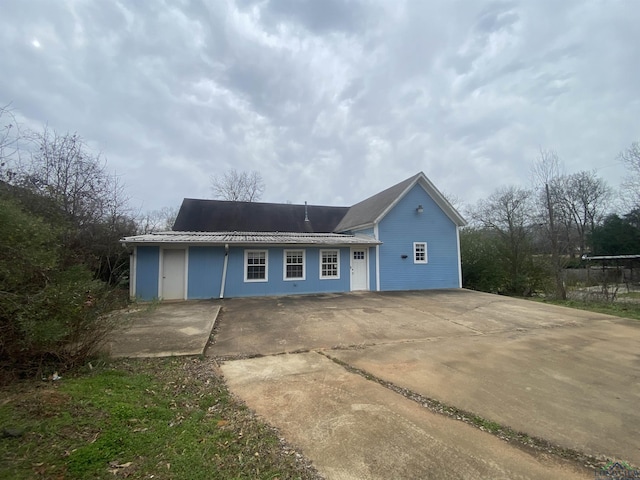 view of rear view of house