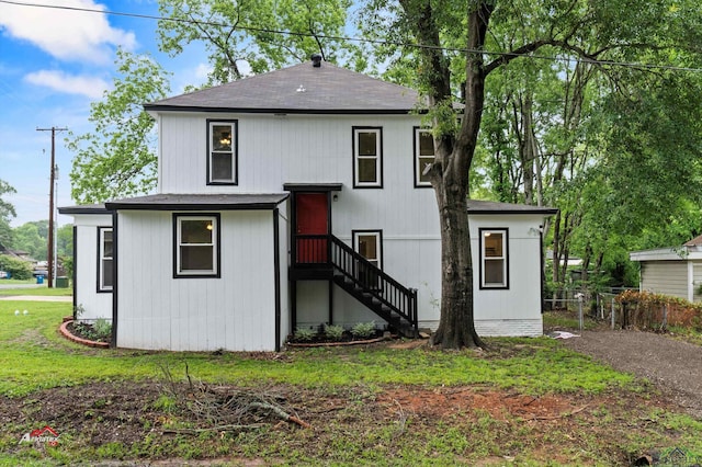 view of back of property