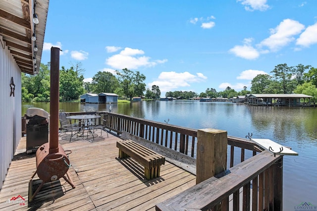 589 County Road 183, Carthage, TX 75633 - dock with a water view