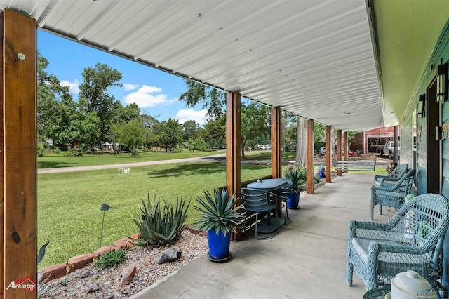 589 County Road 183, Carthage, TX 75633 - view of patio / terrace