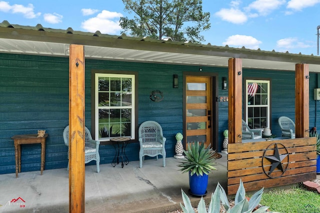 589 County Road 183, Carthage, TX 75633 - view of covered porch