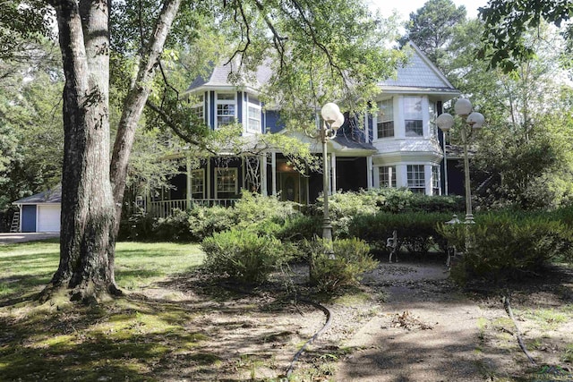 view of victorian home