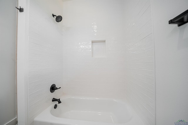 bathroom featuring shower / tub combination