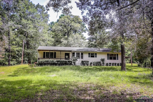 view of ranch-style house