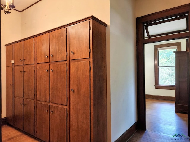 room details featuring hardwood / wood-style floors